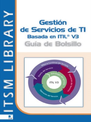 cover image of Gesti&#243;n de Servicios TI  basado en ITIL&#174; V3--Guia de Bolsillo